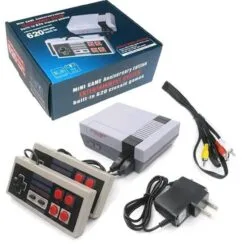 620 Games and 2 Classic Controllers,AV Output Plug and Play Video Games, Retro Game Console,Classic Video Game System
