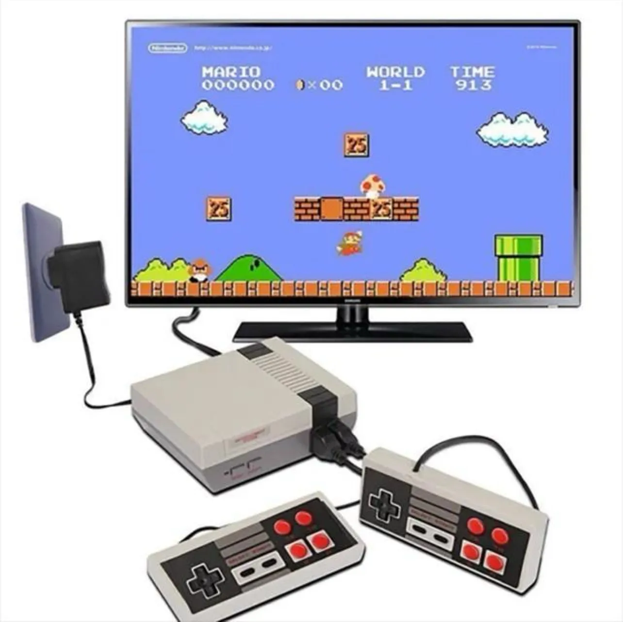 620 Games and 2 Classic Controllers,AV Output Plug and Play Video Games, Retro Game Console,Classic Video Game System - Image 3