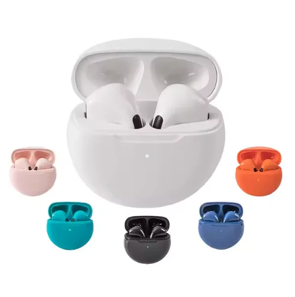 Pro6 Wireless Earbuds, Mini Smart Earphones, in-Ear Headphones with Type C - Charging Case - Image 2