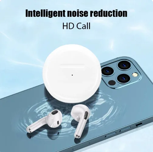 Pro6 Wireless Earbuds, Mini Smart Earphones, in-Ear Headphones with Type C - Charging Case - Image 5