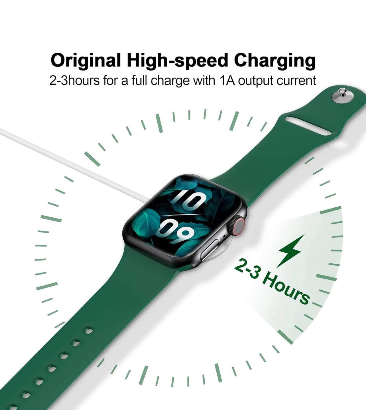 Apple Watch Magnetic Wireless Charging Cable 1m, Wireless Watch Charger Compatible with Apple Watch - Image 5