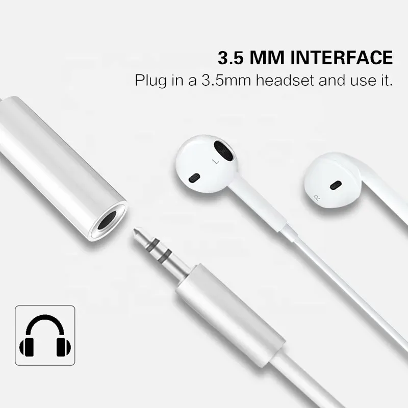 Type C Adapter to 3.5mm Jack, 1 Piece USB Type C to 3.5mm AUX Audio Headphone Jack Cable Adapter - Image 5