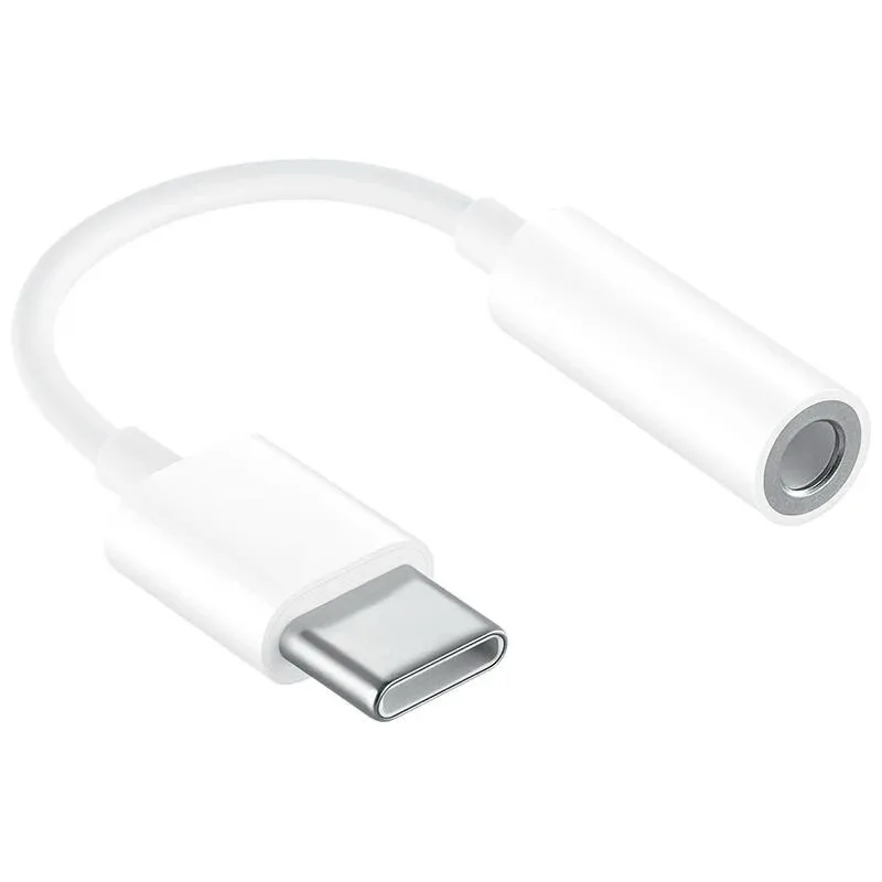 Type C Adapter to 3.5mm Jack, 1 Piece USB Type C to 3.5mm AUX Audio Headphone Jack Cable Adapter