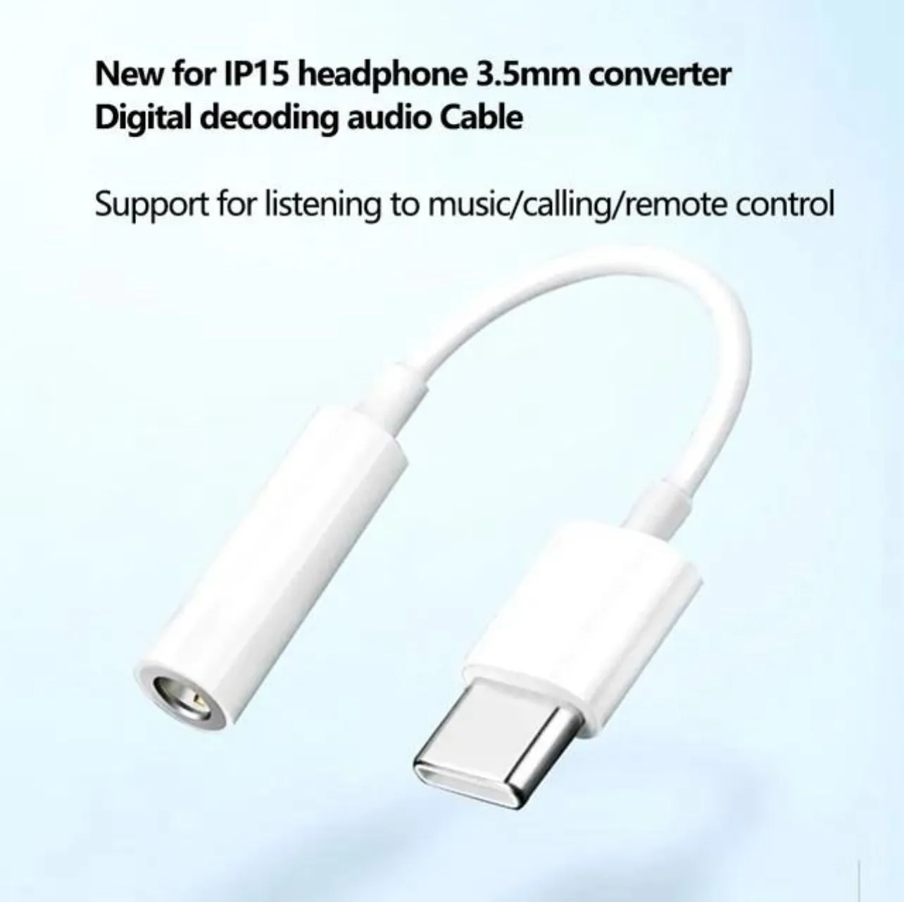 Type C Adapter to 3.5mm Jack, 1 Piece USB Type C to 3.5mm AUX Audio Headphone Jack Cable Adapter - Image 6