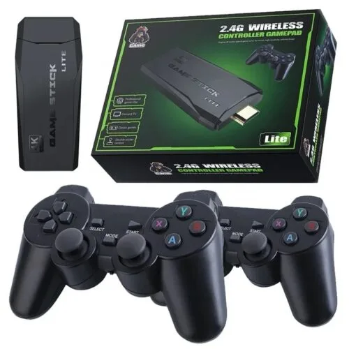 Retro Classic Game Console Wireless HDMI Output System, Built in 15,000+ Classic Handheld Video Games 2.4G Wireless Controllers, 9 Emulator Console - Image 2