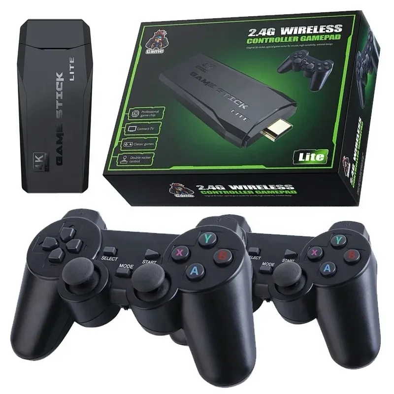 Retro Classic Game Console Wireless HDMI Output System, Built in 15,000+ Classic Handheld Video Games 2.4G Wireless Controllers, 9 Emulator Console - Image 2