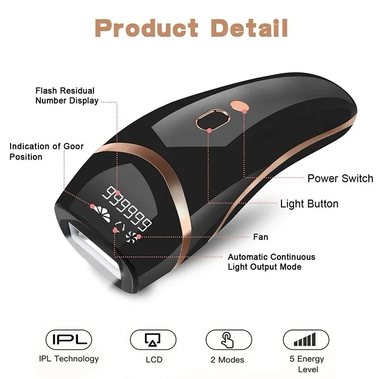 S8 IPL Hair Removal Machine - Professional for Women & Men - Image 2
