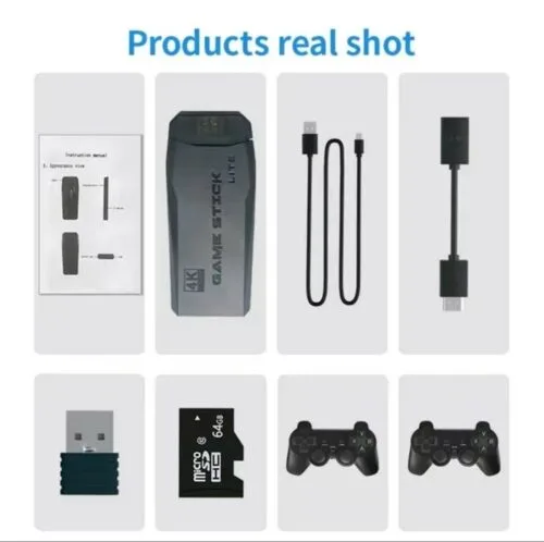 Retro Classic Game Console Wireless HDMI Output System, Built in 15,000+ Classic Handheld Video Games 2.4G Wireless Controllers, 9 Emulator Console - Image 9