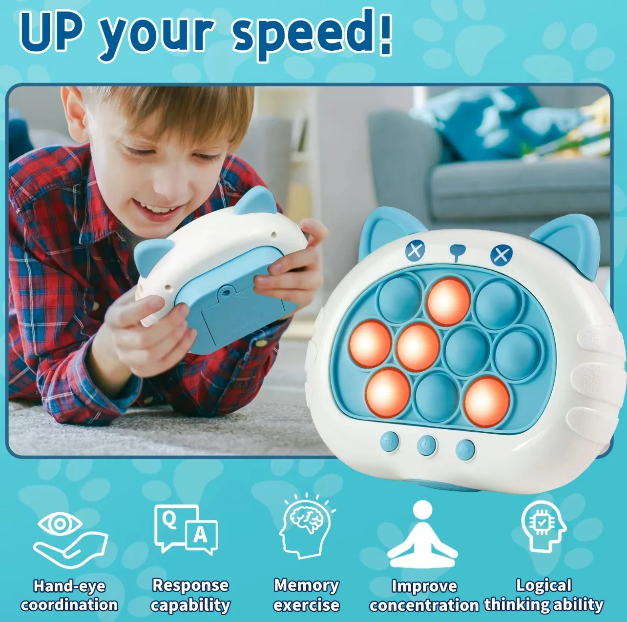 Fast Press Quick Push Game Toy for Kids - Image 2