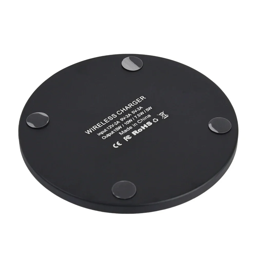 15W Transparent Clear View Cool Wireless Charging phone charger, for android, iPhone, AirPods, Cellphone Smartphone Electronic Mobile Charger - Image 6