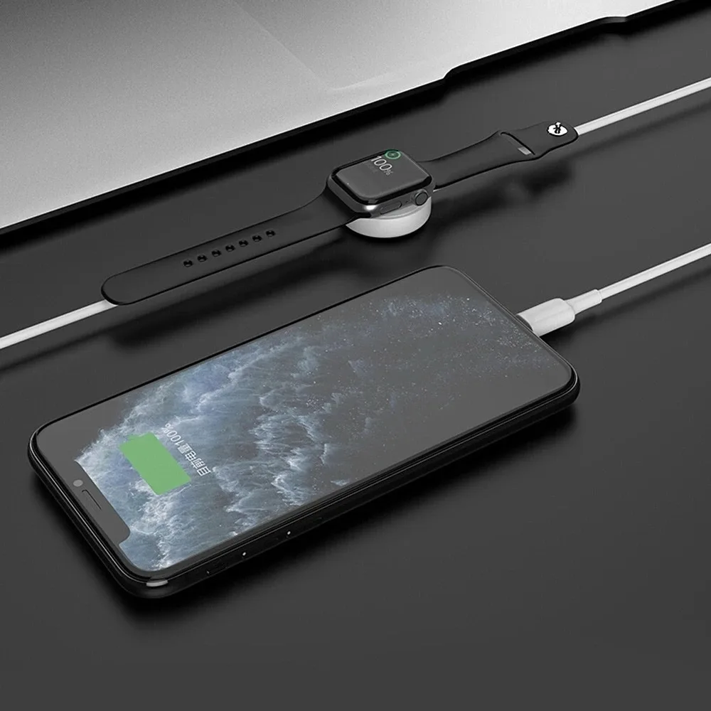 2 in 1 Wireless Magnetic Charging for iphone 14/13/12 Apple Watch SE/6/5/4/3/2/1 - Image 6