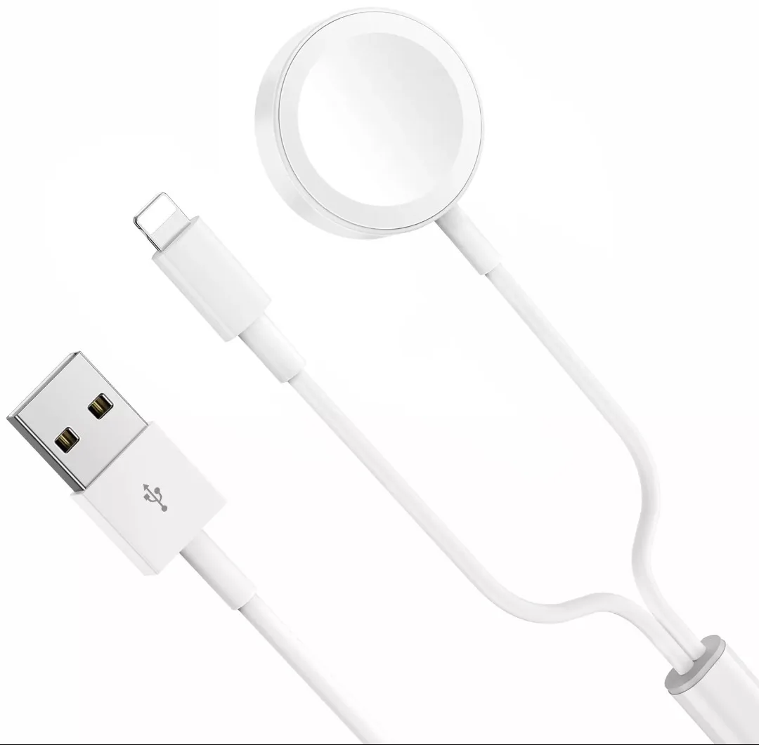 2 in 1 Wireless Magnetic Charging for iphone 14/13/12 Apple Watch SE/6/5/4/3/2/1