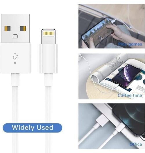 Lightning to USB Cable, 1m, Charging Compatible With iPhone/Apple/14/13/12/12 Pro/Max/11Pro/XS/ Max - Image 3