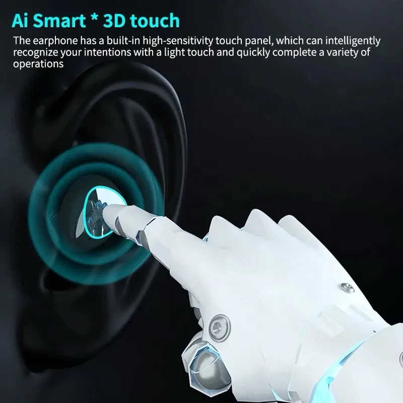 M10 TWS Wireless Earbuds, Bluetooth Headset with Box for Phone Noise Cancelling Mic Earbuds Wireless 
Bluetooth Earphones - Image 6
