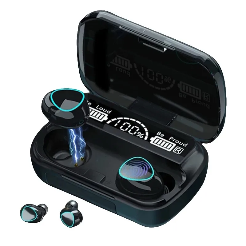 M10 TWS Wireless Earbuds, Bluetooth Headset with Box for Phone Noise Cancelling Mic Earbuds Wireless 
Bluetooth Earphones