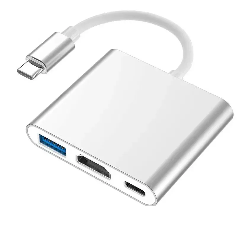 USB Type C Adapter with HDMI Output, 4K USB 3.0 Port & Charging Port Type C 100W Digital AV Multiport Adapter for MacBook Pro/Air, iPad Pro, Silver - Image 7