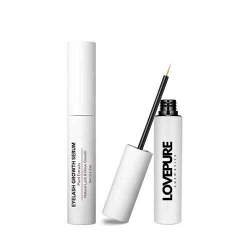 LOVEPURE Eyelash Growth Serum with Plant Extracts – Natural Lash & Brow Enhancer (3ml/0.1fl.oz) - Image 3