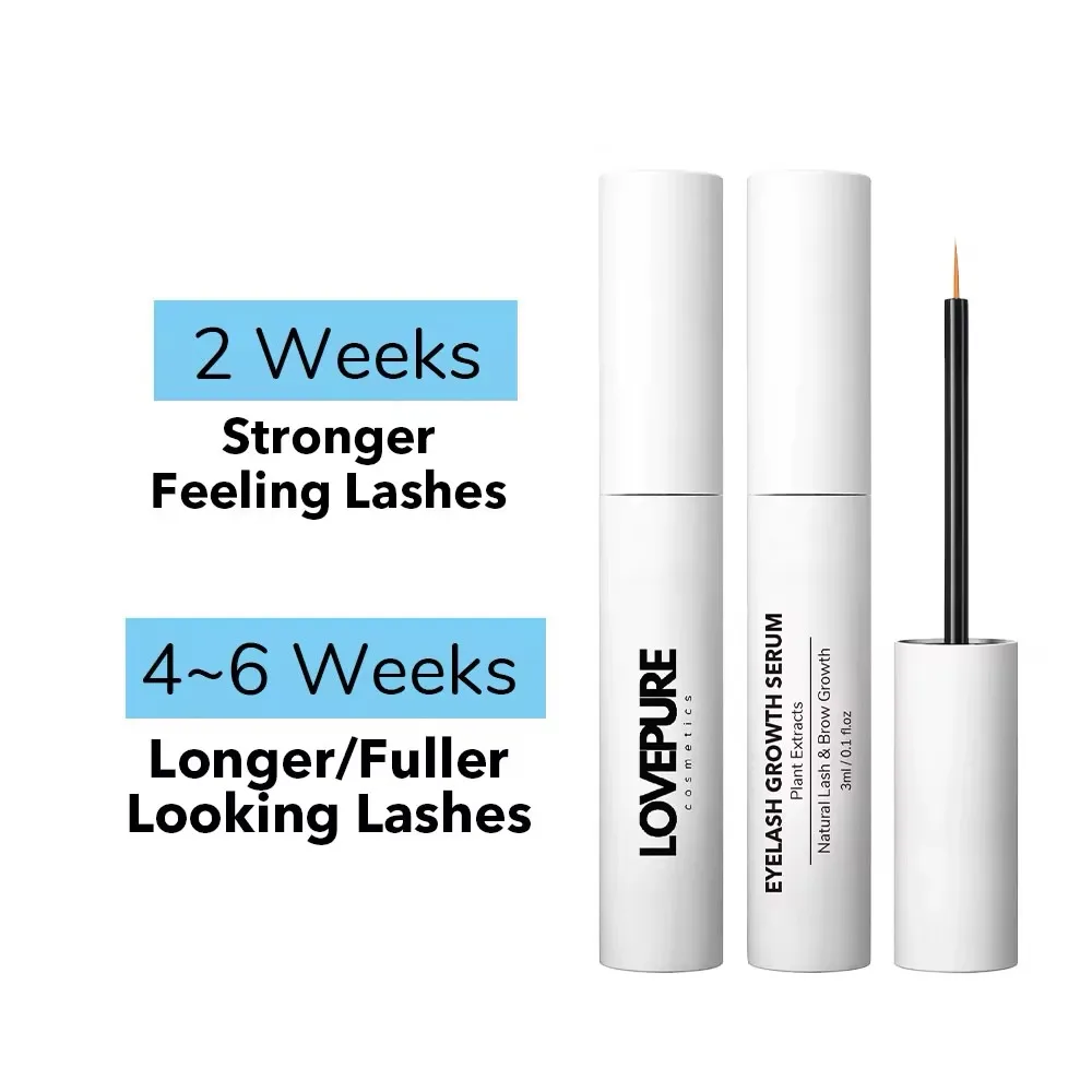 LOVEPURE Eyelash Growth Serum with Plant Extracts – Natural Lash & Brow Enhancer (3ml/0.1fl.oz) - Image 6