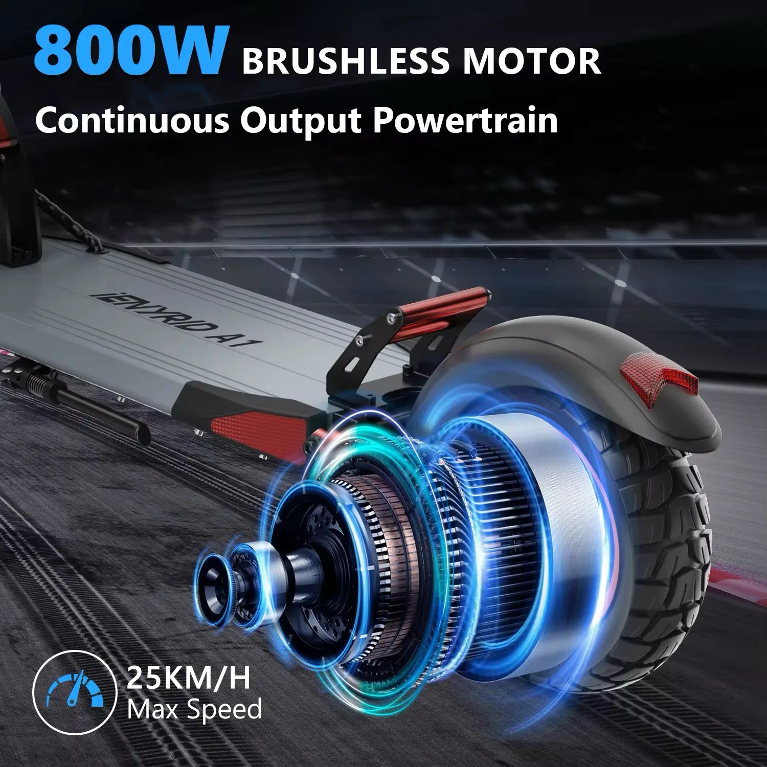 AOKDA A1 Folding Electric Scooter – Powerful, Portable - Image 12