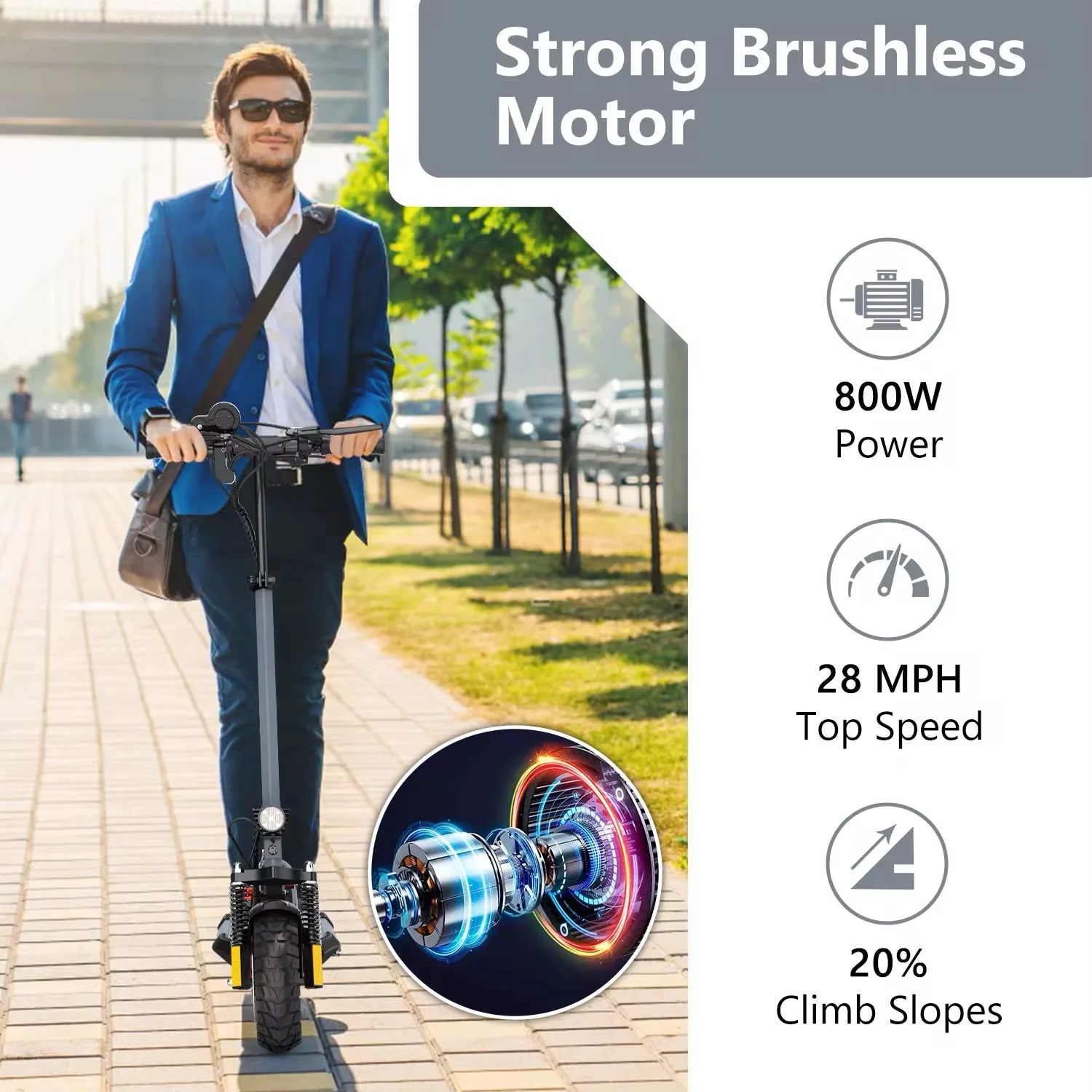 AOKDA A1 Folding Electric Scooter – Powerful, Portable - Image 9