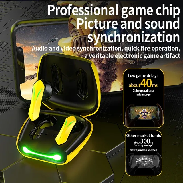 R05 Bluetooth Earbuds, Game TWS Wireless Earphone Bluetooth earbuds Earbud - Image 2