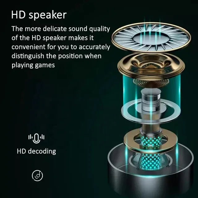 X7 Wireless In-Ear Design Bluetooth - Compatible Gaming Headphones, with LED Light Charging Case - Image 5
