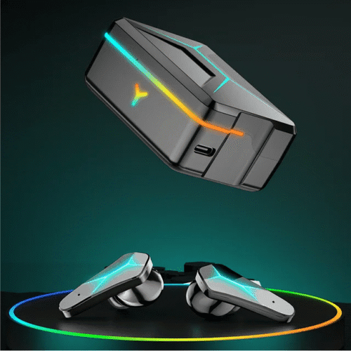 X7 Wireless In-Ear Design Bluetooth - Compatible Gaming Headphones, with LED Light Charging Case - Image 4