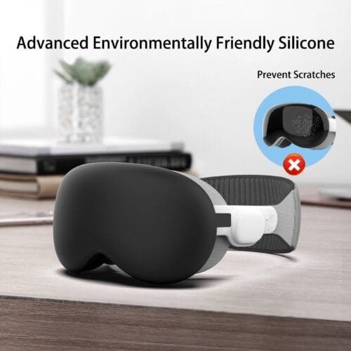 Silicone Protective Cover for Apple Vision Pro, Slim Protective Cover Shockproof Anti-Scratch Dustproof Transparent for Vision Pro VR Headset Accessories Protection Durable - Image 9