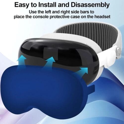 Silicone Protective Cover for Apple Vision Pro, Slim Protective Cover Shockproof Anti-Scratch Dustproof Transparent for Vision Pro VR Headset Accessories Protection Durable - Image 3