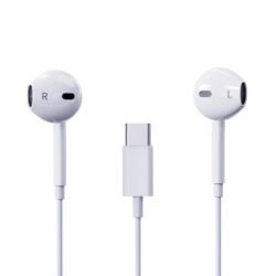 Earbuds with Type-C Connector, Wired Ear Buds for iPhone/Android with Built-in Remote to Control Music