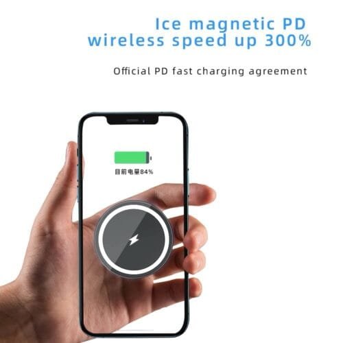 Magnetic MagSafe Wireless Charger 15W for iPhone 15/14/13/12 Series - Wireless Charging Device Compatible with Smartphones and Cellphones - Image 6