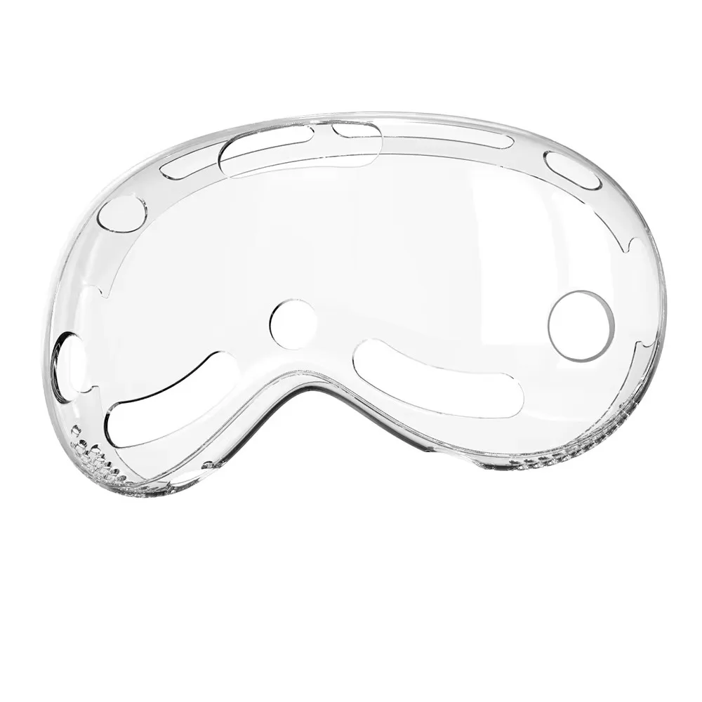 Clear TPU Cover for Apple Vision Pro, Slim Screen Protective Cover Shockproof Anti-Scratch Dustproof Transparent for Vision Pro VR Headset - Image 8