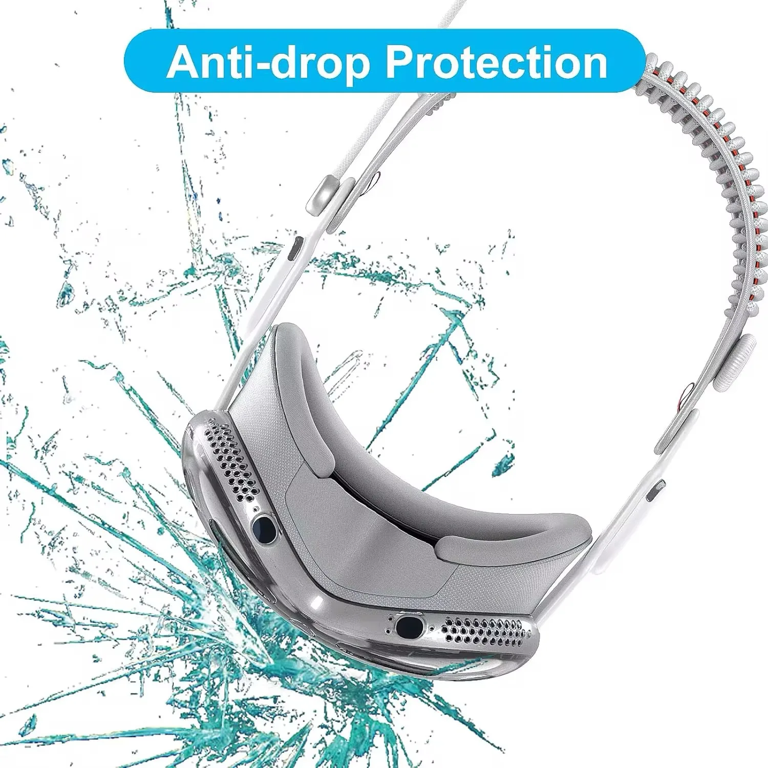 Clear TPU Cover for Apple Vision Pro, Slim Screen Protective Cover Shockproof Anti-Scratch Dustproof Transparent for Vision Pro VR Headset - Image 6